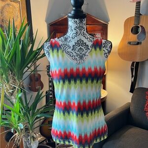 Colorful Sleeveless Top